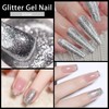 Gyraolvant 4 Colors Gold Silver Glitter Painting Gel Nail Polish