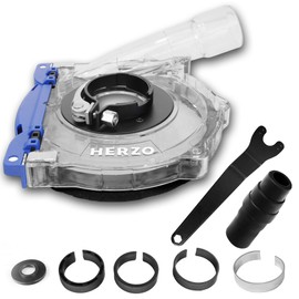 HERZO Universal Suction Hood for Angle Grinder 115/125 mm