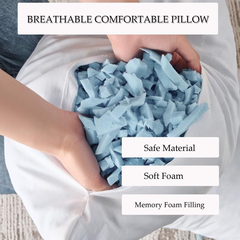 Cozy Plush Fluffy Body Pillow,Full Body Pillows for Adults,20X54 Inches