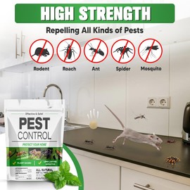 Kopplvn Pest Control Balls, Rodent Repellent, Mouse Repellent, Mice Repellent Indoor, Peppermint Mice to Repel Rats, Roach, Ant & Mosquito, RV Rat Repellant, Mouse Deterrents, Keep Mice Away-8P
