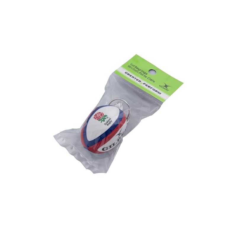 Gilbert Rugby Ball Keyring (England)
