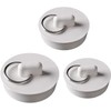 FUNNTY Bath Tub Drain Stopper, 3 Sizes Rubber Sink Stopper