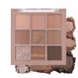 Milk Touch 밀크터치 톤 온 아이 섀도우 팔레트 메이크업 03 마이 페이보릿 어텀 1개 Milk Touch Tone On Eye Shadow Palette Makeup 03 My Favorite Autumn 1pc