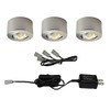 Commercial Electric LED Sandblasted Aluminum Under Cabinet Mini Puck Light