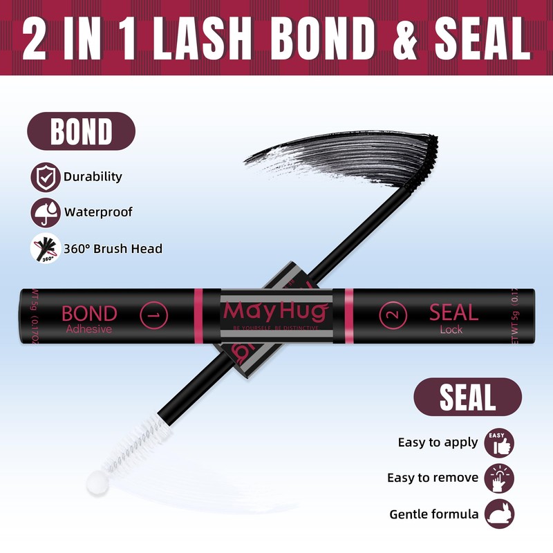 Mayhug Eyelash Extensions Set, 30 + 40D Lash Extension Set,