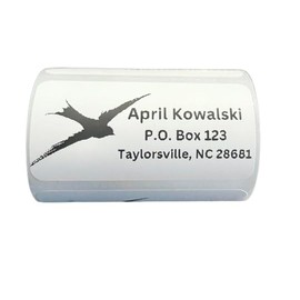 Custom Stickers, Bird Return Address Labels, Address Stickers, Several Designs, 2x1 inch labels, Several Font Choices