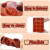 3D Round Tire Mold for Chocolate, 2Pcs Silicone Truck Wheel