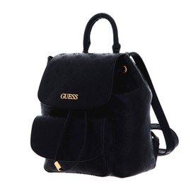 GUESS Logo Pattern Backpack, Black, M