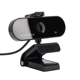 Rosvola Webcam 2K Cámara Web 5MP con Micrófono para Ordenador
