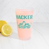 CafePress Cybersecurity Computer Hacking Ethi Pint Glass, 16 oz. Drinking
