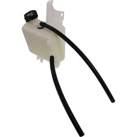 Evan-Fischer Coolant Reservoir Expansion Tank compatible with Grand Prix 05-08/Impala 06-09 5.3L Eng. Assembly Plastic w/cap and hose