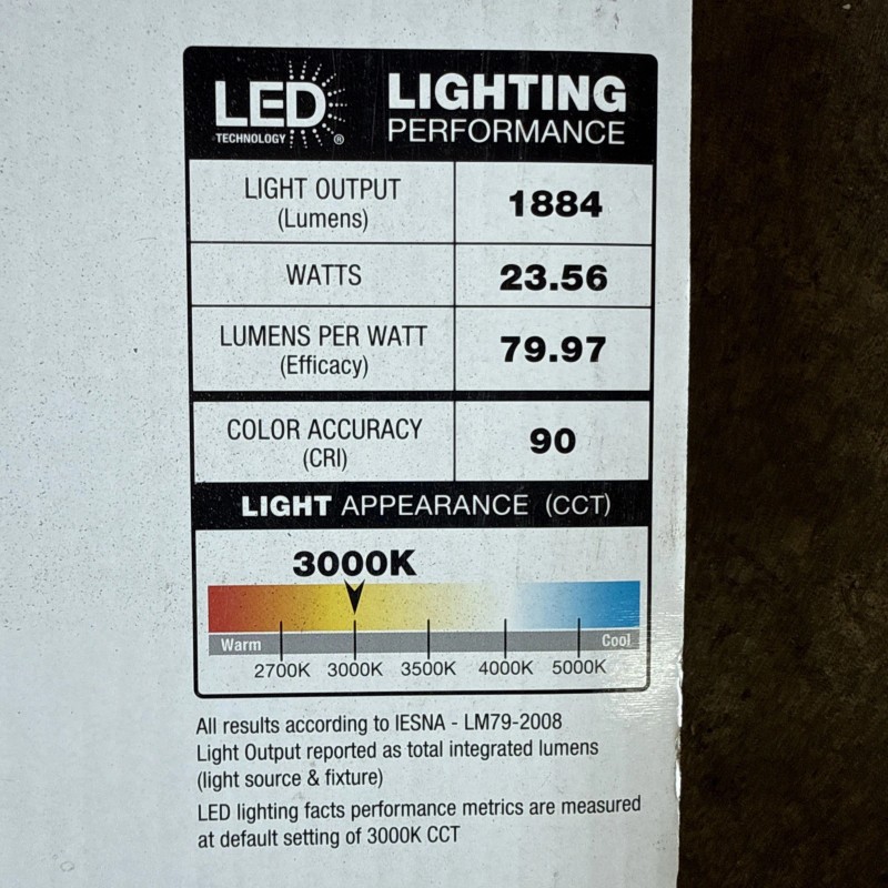 Sea Gull Lighting Home Decorators 15in Brushed Nickel Selectable LED