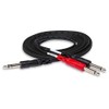 Hosa STP-202 TRS a Doble Cable de inserción TS de
