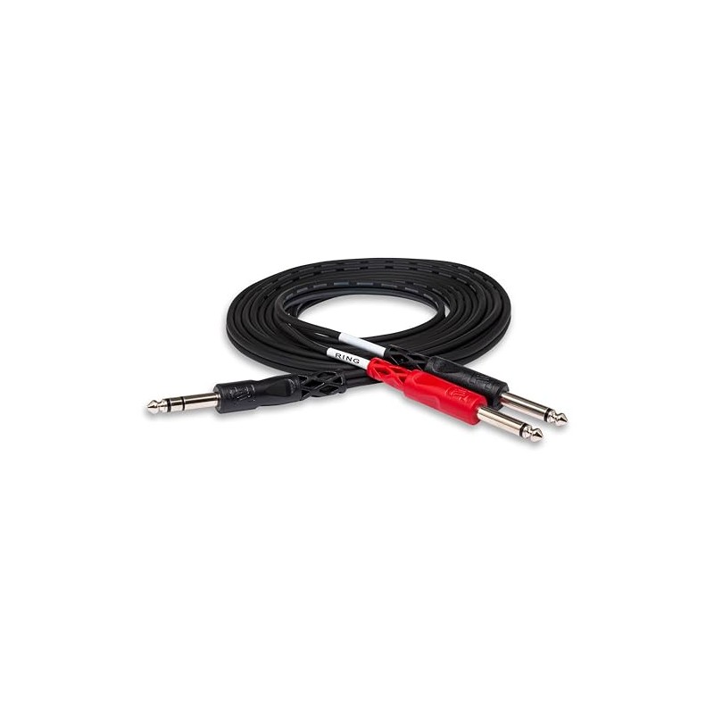 Hosa STP-202 TRS a Doble Cable de inserción TS de