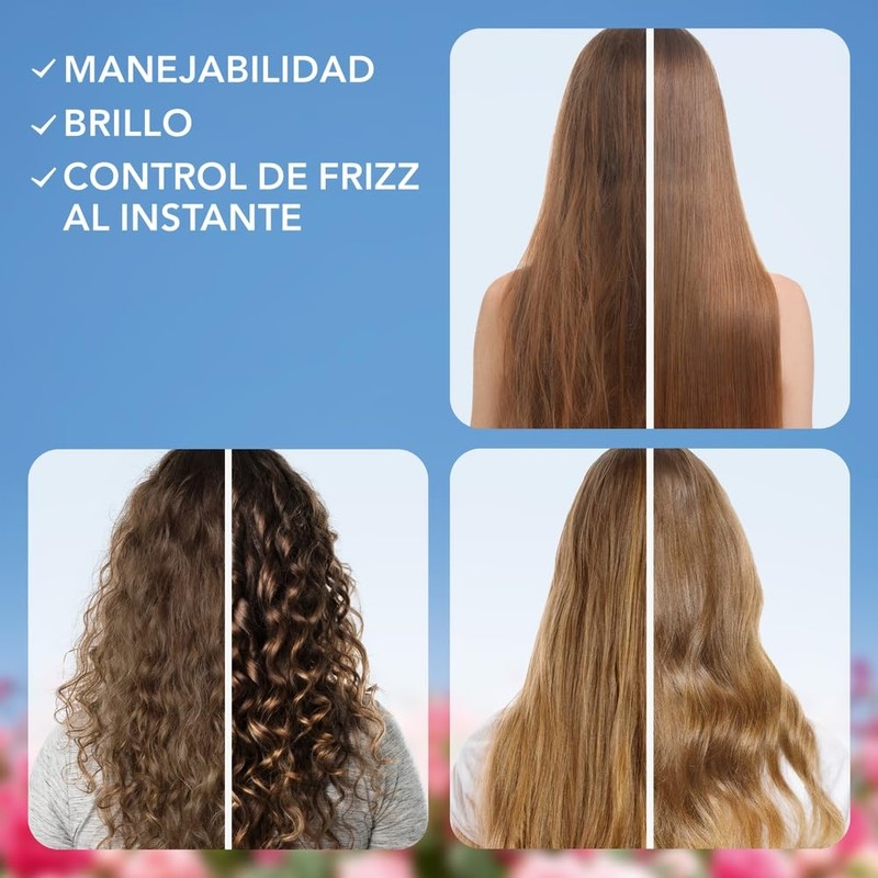 HERBAL ESSENCES, Crema para Peinar Suavidad y Anti-Esponjado, Aroma con