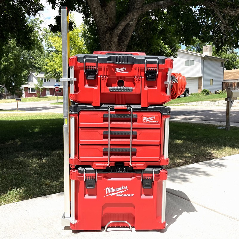 Alpha Engineered Level Mount Holder Compatible with Milwaukee Packout Tool