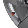 TOMALL Orange Round Style Aluminum Tire Valve Stem Caps for