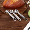 Gosknor 3pcs Stainless Steel Measuring Spoon, Coffee Scoop Teaspoons Set