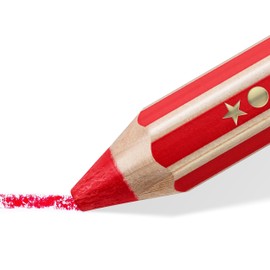 Staedtler Noris Junior 140 Colouring Pencils 3 in 1 - Set of 6 Colouring Pencils