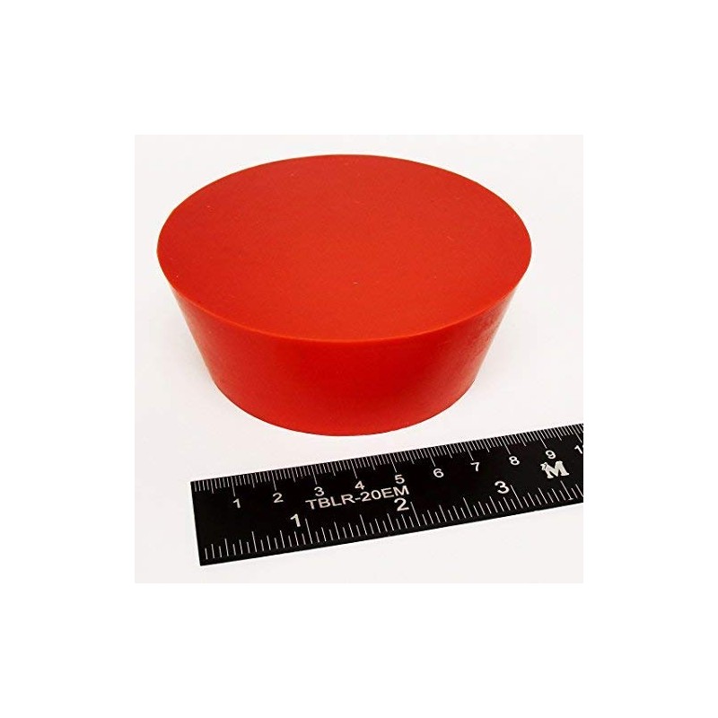 High Temp Masking Supply 3.25" x 4" Silicone Rubber Tapered