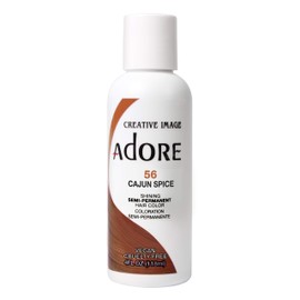 Adore Semi-Permanent Haircolor #056 Cajun Spice 4 Ounce (118ml) (3 Pack)