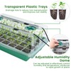 MQHUAYU Seed Starter Tray with Grow Light, 2 Pack 80