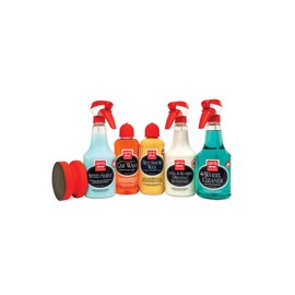 Griot's Garage Starter Car Care Kit, Vehicle Detailing Set, Includes Car Wash, Wax, Vehicle Detailer, Wheel Cleaner, Clay Bar, Vinyl and Rubber Dressing, 11131