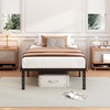 Hafenpo 14 Inch Twin Bed Frame - Sturdy Metal Platform