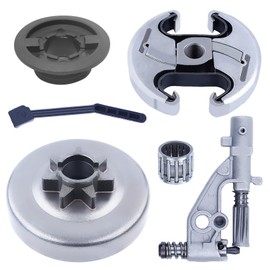 Adefol .325" 7T Clutch Drum Bearing Kit for Husqvarna 455 460 Rancher Chainsaw with Oil Pump Oil Pressure Line Worm Gear Needle Bearing Replacement Parts for 537291702 (6 Pcs)