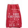 Kitchen Towel - I'm Dreaming Of A White Christmas
