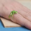 Frog Rings Animal Ring for Women Enamel Frog Jewelry Adjustable