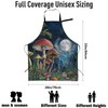 Kibue Mushroom Forest Apron, Kitchen Cooking Baking Adjustable Polyester Charming