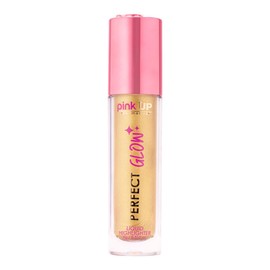 PINK UP | Perfect Glow | Iluminador líquido de alta pigmentación | Larga duración con efecto seco y gran brillo | Ideal para rostro y cuerpo | Iluminador | Maquillaje | Bright | PKILH05