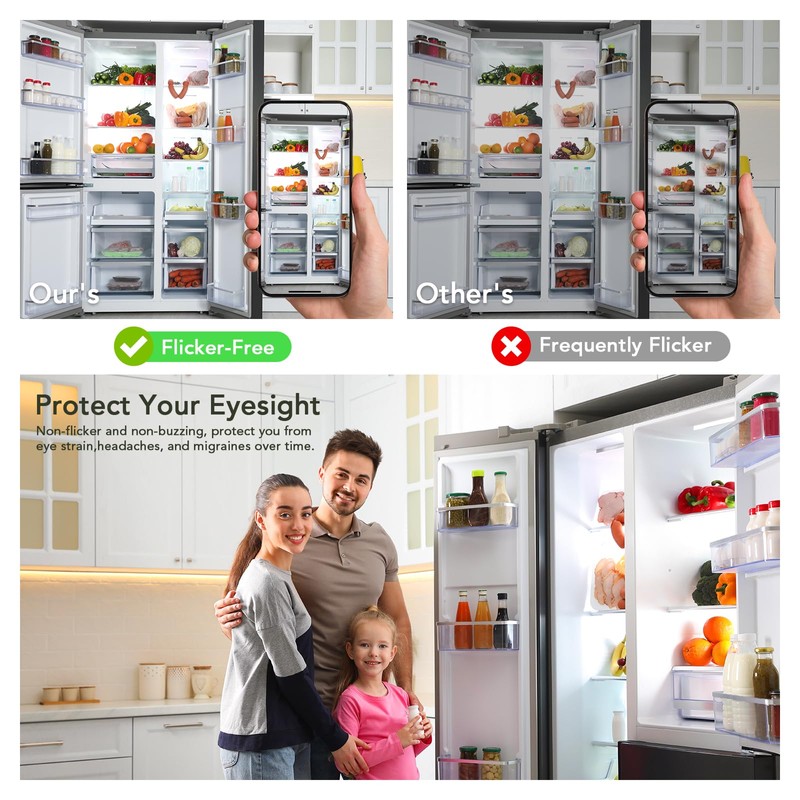 BUBO LED Refrigerator Light Bulb 40W Equivalent, Appliance Bulb Daylight