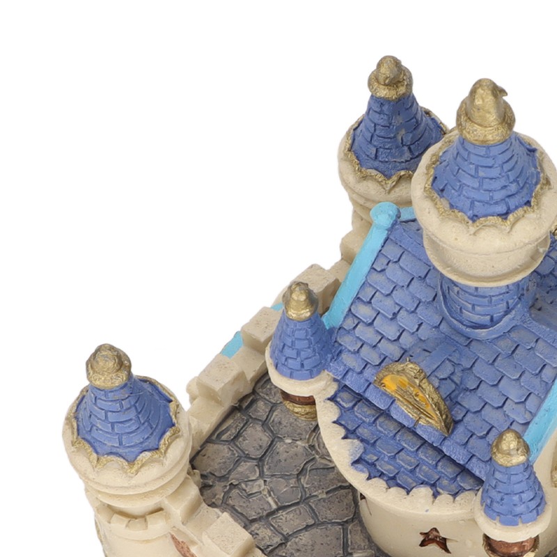Aquarium Resin Airplane Castle Decoration Simulation Safe Cartoon Fish Tank