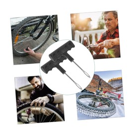 FUNOMOCYA 2pcs Tire Plug Repair Tool Heavy Duty Puncture Plug Patch Tool for Cars Motorcycles