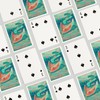Lantern Press Monterey, California, Fluid Linework, Stingray (52 Playing Cards,