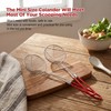 2Pcs Stainless Steel Hot Pot Strainer Spoons Boba Scoop with