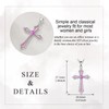 Vadmans Cross Necklace for Women 925 Sterling Silver 5A CZ