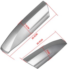 OCPTY Roof Rack Cover Rail End Shell Fit for Toyota for Highlander 2009-2013,for Toyota for Highlander 2008-2010,for Toyota for Highlander 2008-2013 4pcs Silver