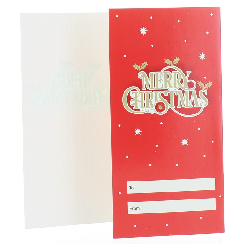 Pack Of 4 Christmas Money Wallet Gift Cards & Envelopes
