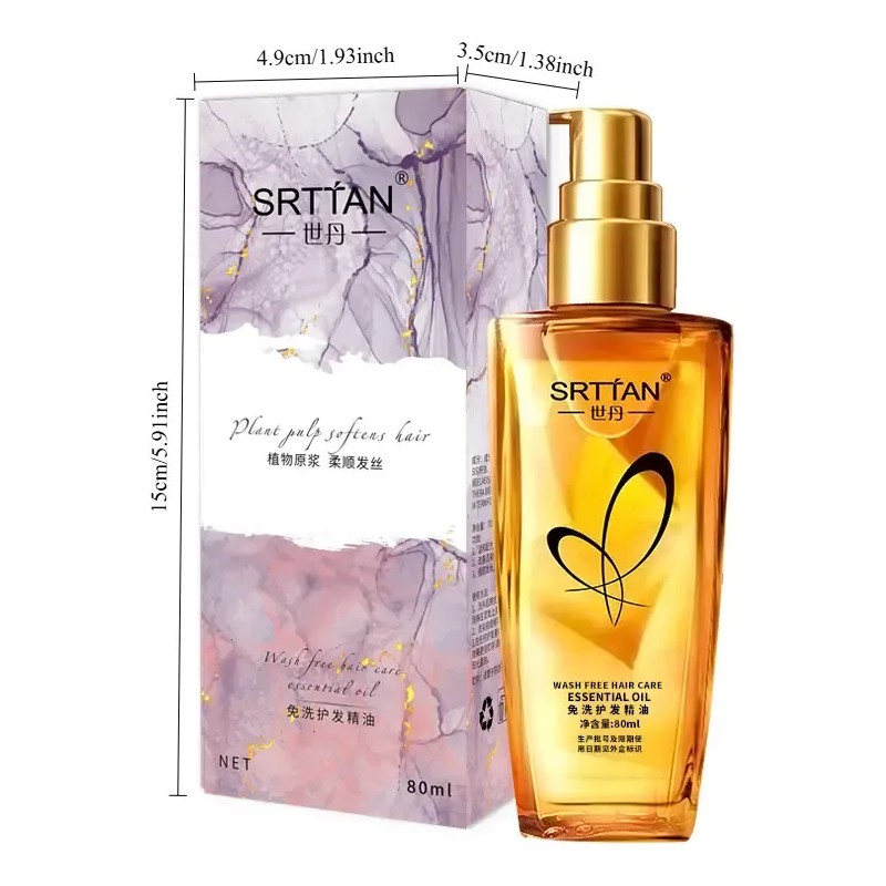 Aceite Esencial 80ml, Tratamiento Para Todo Tipo De Cabello