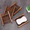 Eco-Friendly Bamboo Soap Dish, Natural Wooden Soap Holder for Bathroom