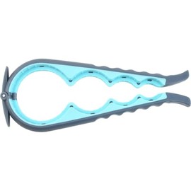 Jar Opener Bottle for Weak Hands, Seniors with Anyone with Low Strength, Mutil Jar Opener Get Lids Off Easily (Blue and Gre, One Size)