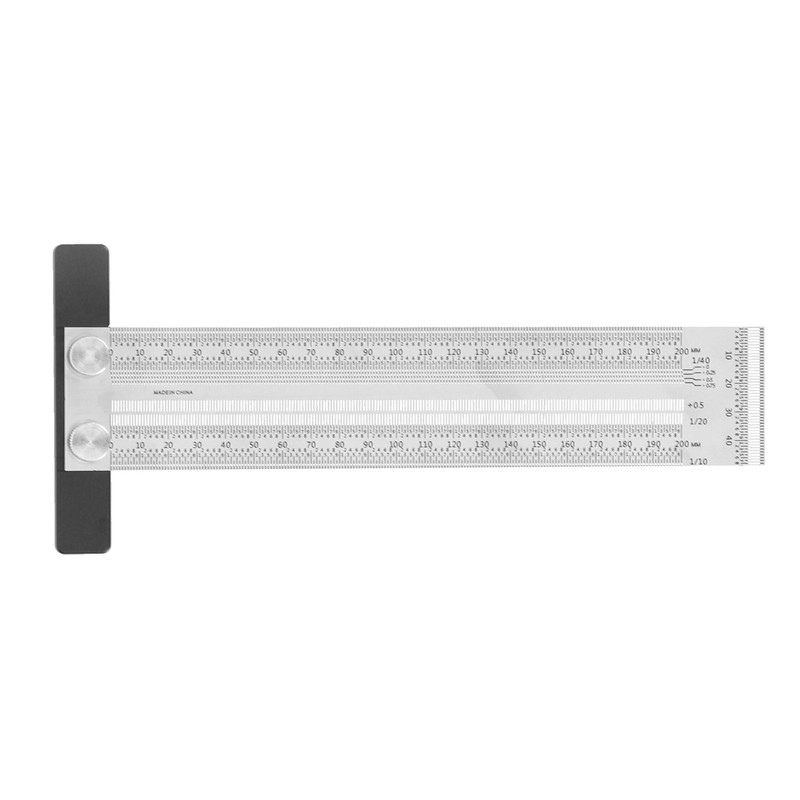 Woodworking Scribing T Rules Accuracy Marking Positioning Scribing T Ruler