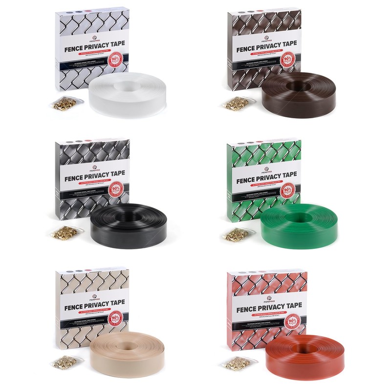 Fenpro Chain Link Fence Privacy Tape (Obsidian Black)