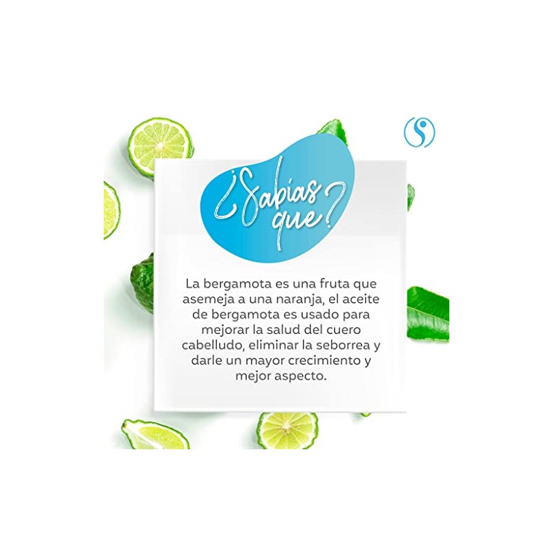 Sheló NABEL Shampoo de Bergamota 530 ml para Cabello Graso