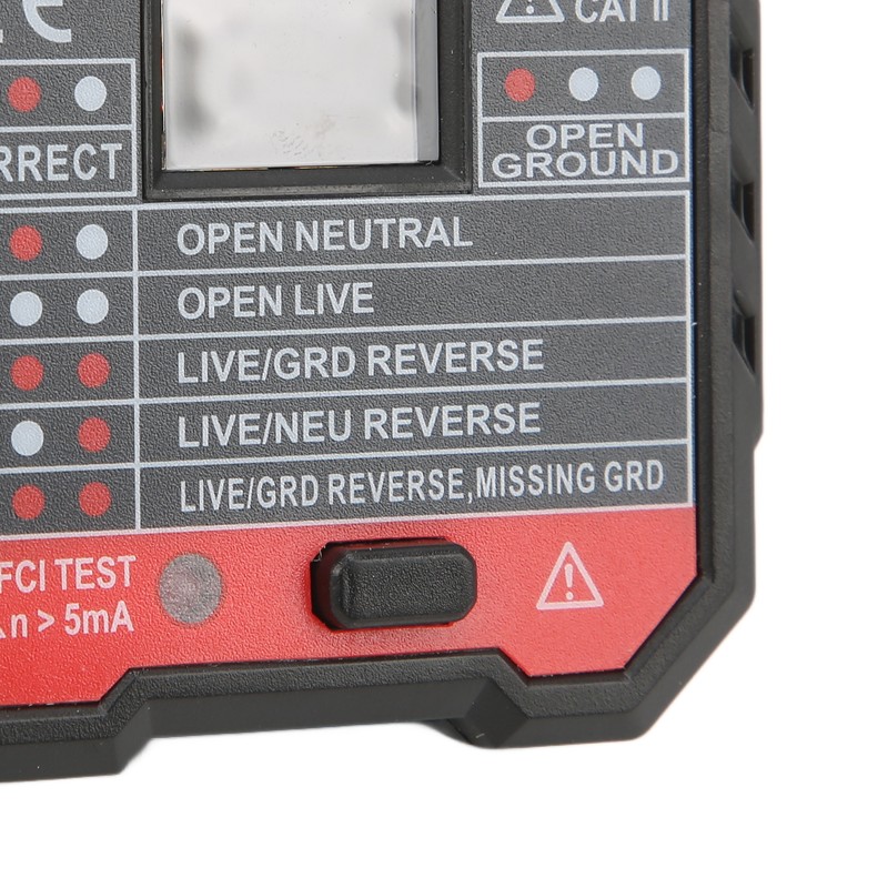 20D Leakage Socket Tester Socket Detector Electric Circuit Live Wire