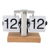 Retro Digital Flip Down Clock Flip Desk Clock Mechanical Battery