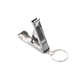 Baluue Shaped Stainless Steel Nail Clippers Folding Manicure Nail Care Trimmer Keychain